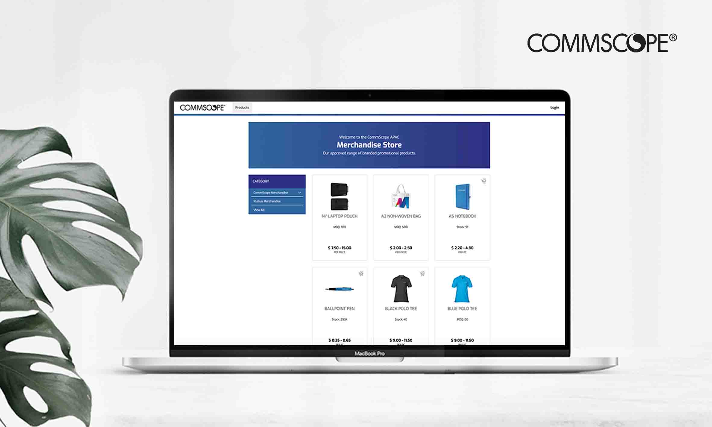 COMMSCOPE E-STORE / MICROSITE