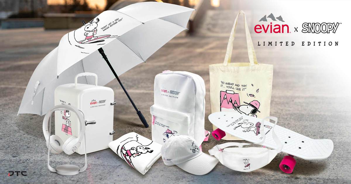 Evian x Snoopy — [Limited Edition] Licensed Character Promotional Merchandise