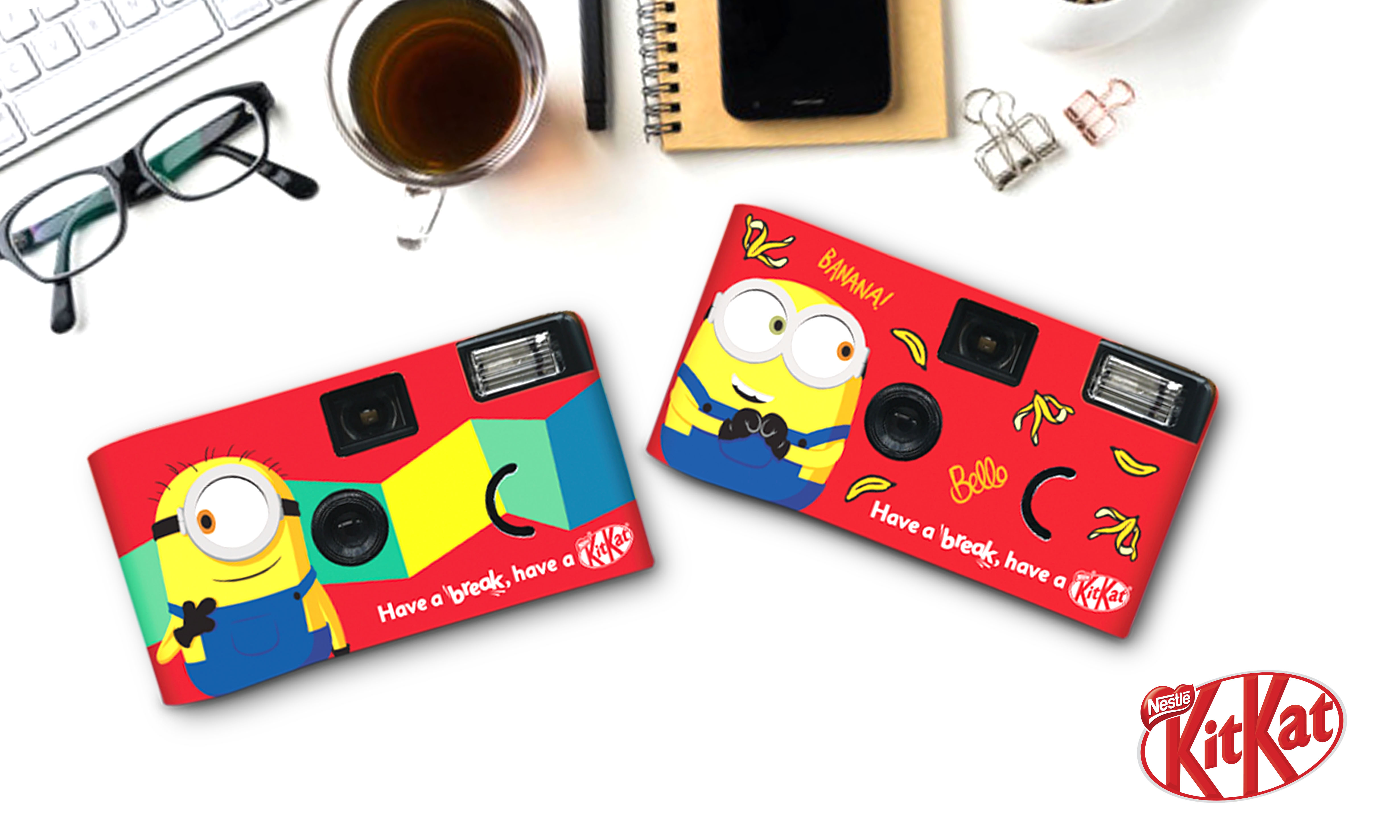 Nestle KitKat x Minions Disposable Cameras | APAC Merchandise Solution