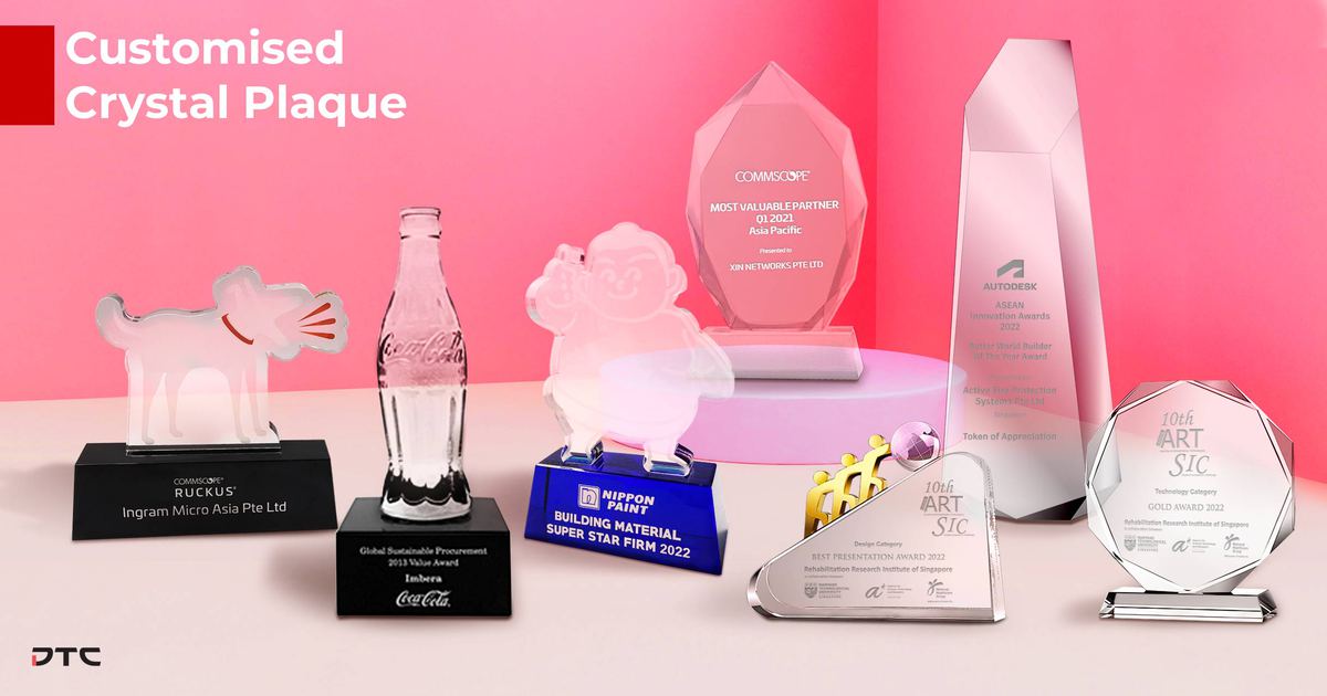 Promotional Presentation Crystals — Corporate Crystal Plaques and Awards
