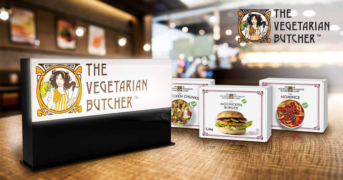 Custom POSM Display — The Vegetarian Butcher Tabletop Lightbox