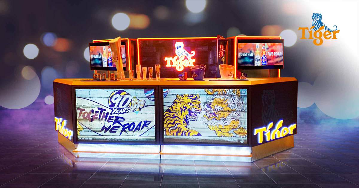 Custom POSM Display — Tiger Bar Kiosk