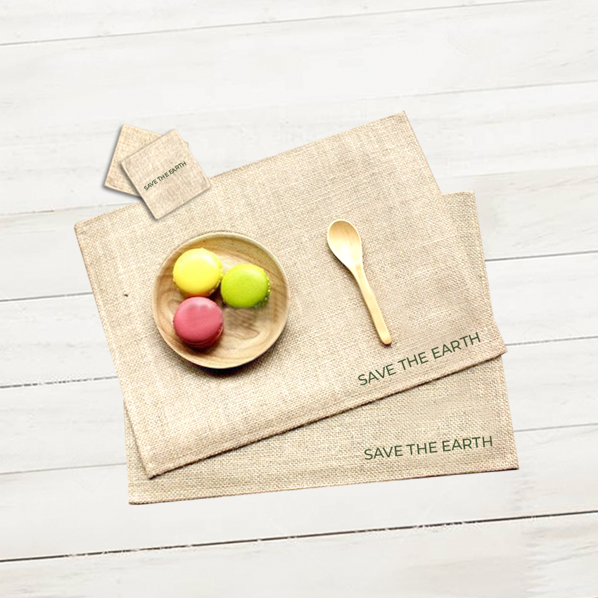 Jute Placemat and Coaster