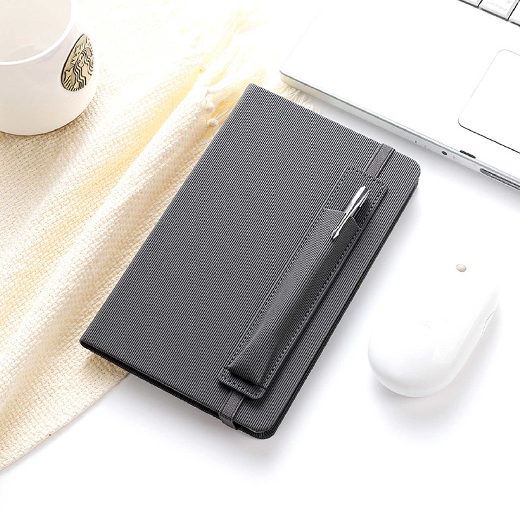 PU Notebook with Pen Pouch