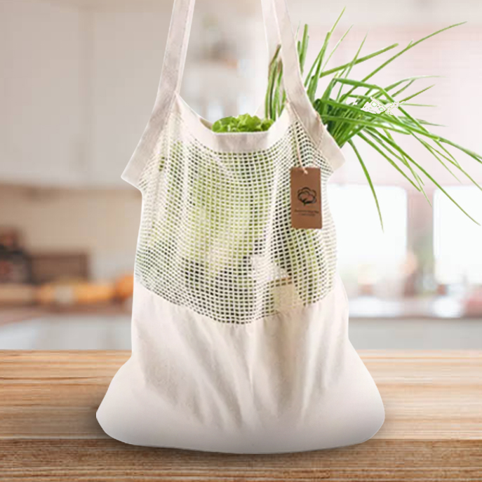 Nordic Style Organic Cotton Mesh Bag
