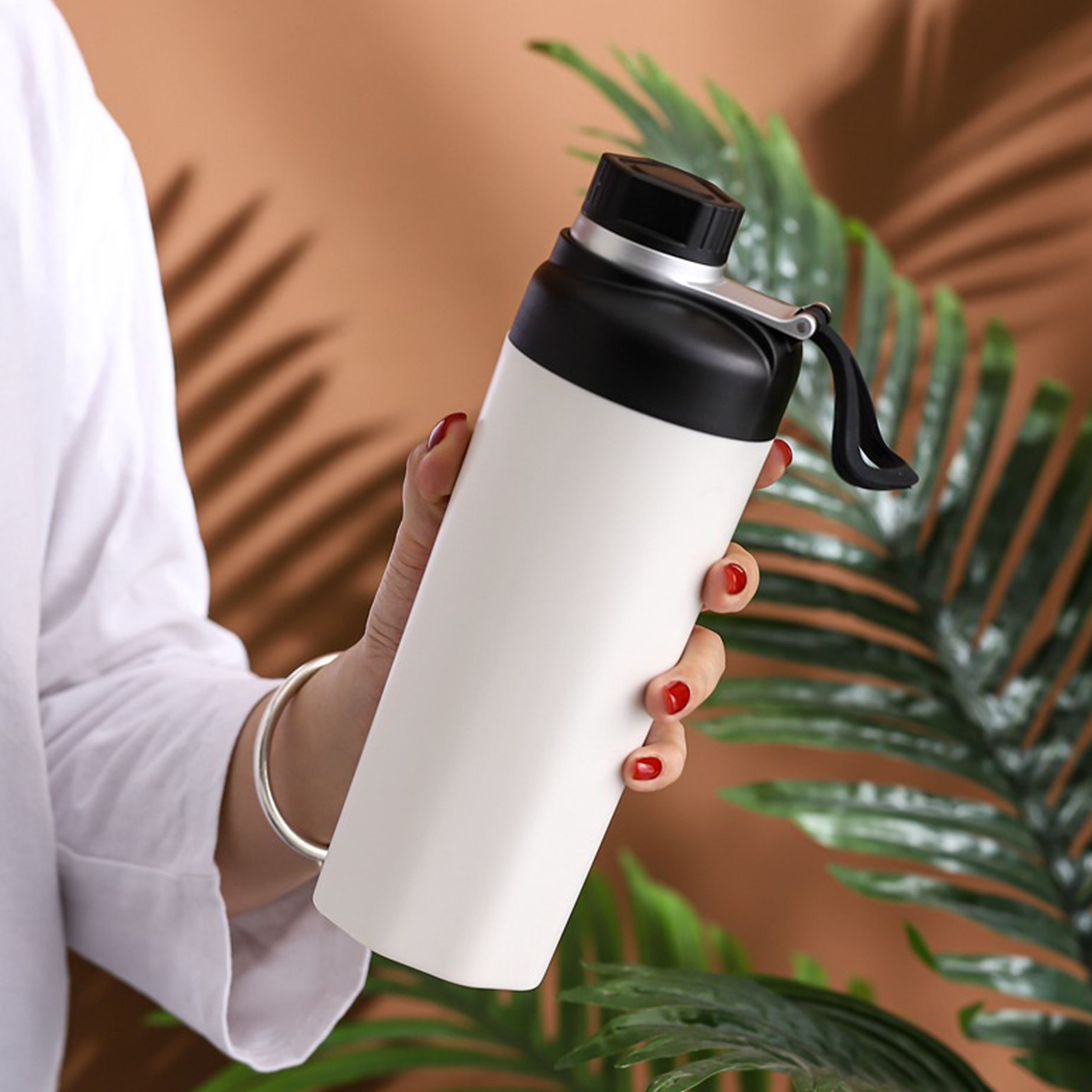 Ceramic Flask Sports Bottle (550ml)