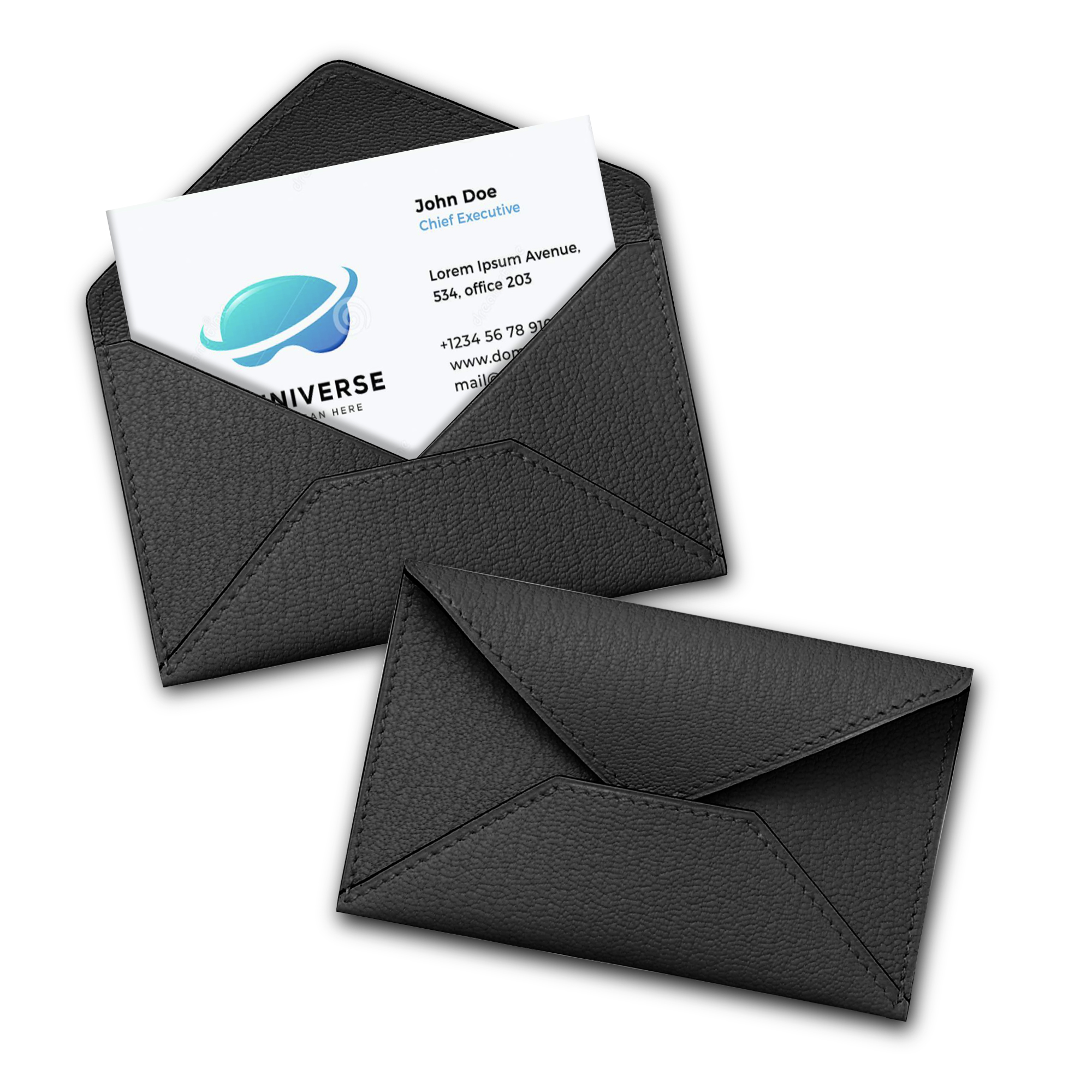 Envelope Leather Card Case