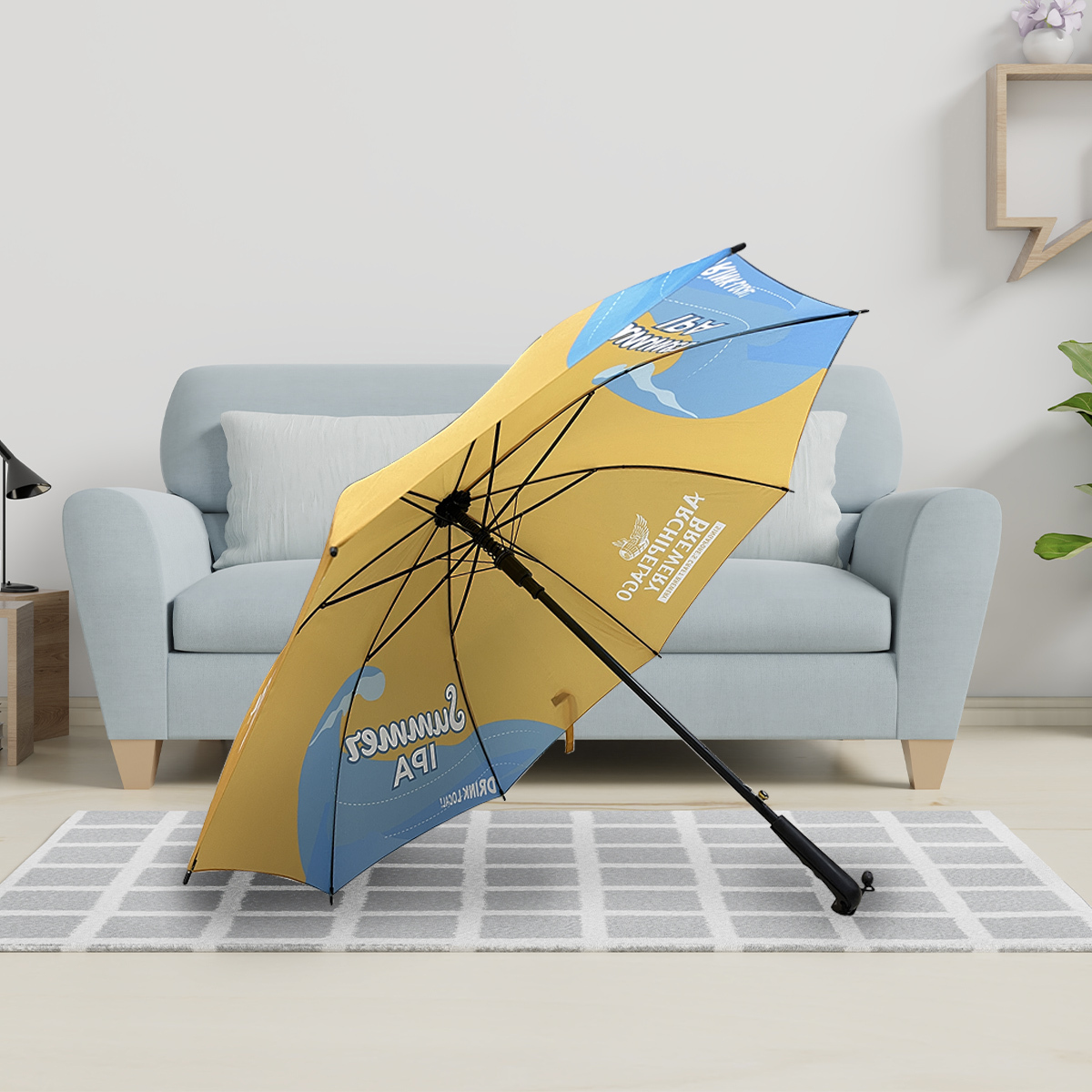 Customised 23" Long Umbrella