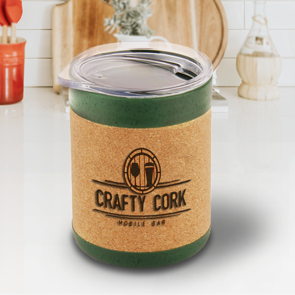 Eco-Friendly Wheat Straw Cork Coffee Cup