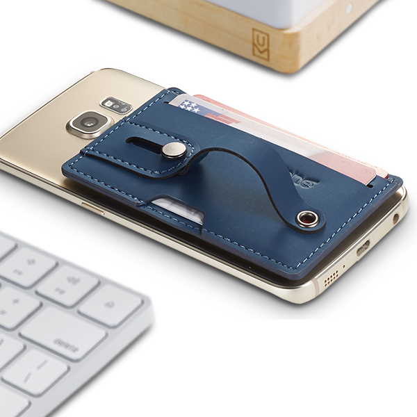 Leather Phone Card Holder