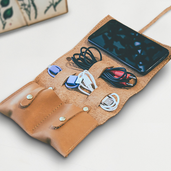 "Leather Cord Wrap Organizer" APAC Merchandise Solution