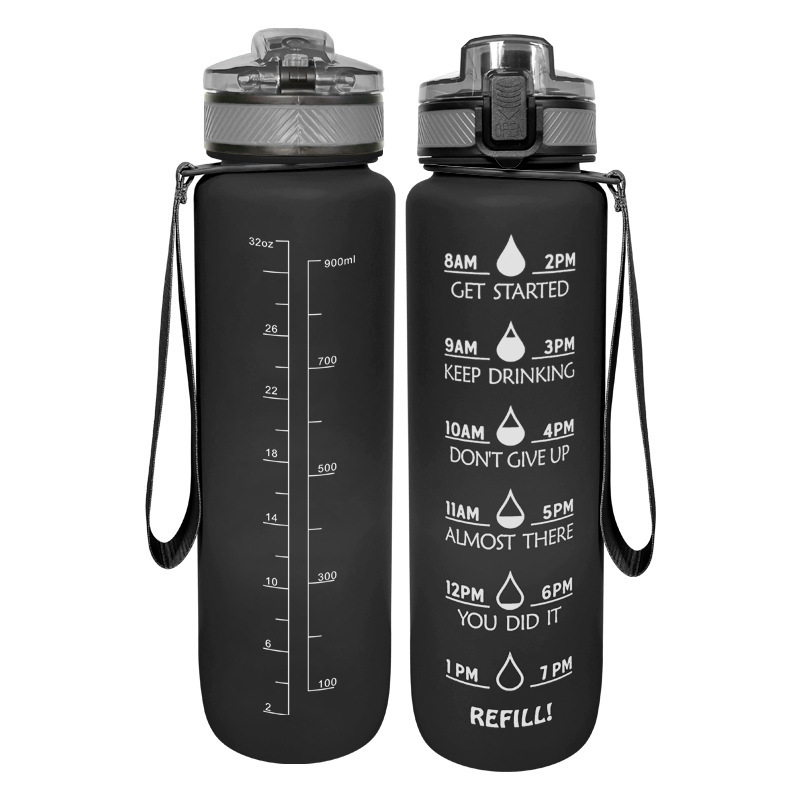 1000ml Time Marking Motivational Bottle