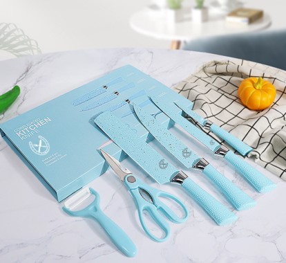 Wave Pattern Kitchen Knife Set