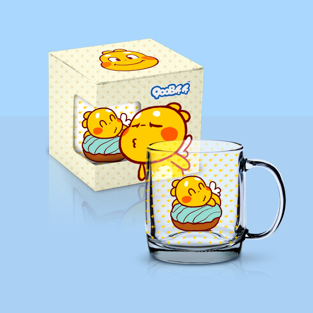 QooBee Glass Mug