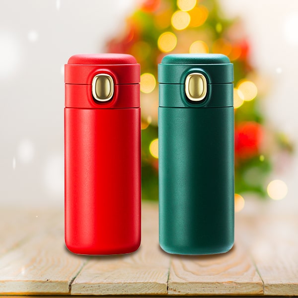 Christmas Stainless Steel Thermal Flask