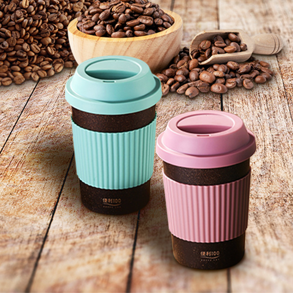Biodegradable Beverage Tumbler (Mug) Made from Coffee Grounds