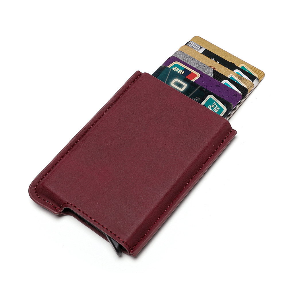 Leather Anti-Theft RFID Card Case