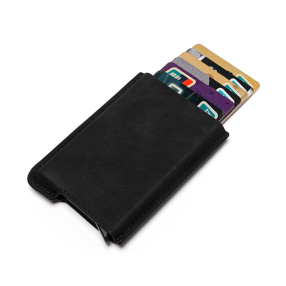 Leather Anti-Theft RFID Card Case