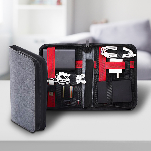 Tech Gadget and Accessory Organiser Storage Pouch