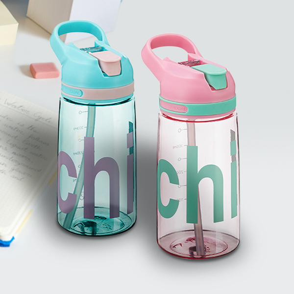 Kids Sports Bottle with Straw