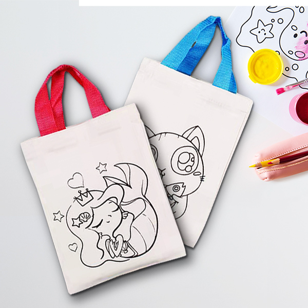 DIY Colouring Tote Bag