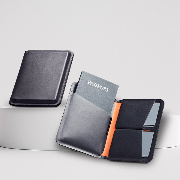 Waterborne PU Leather Minimalist Passport Holder