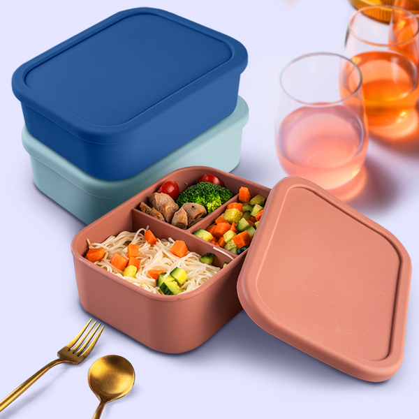 Eco-Friendly Food Safe Silicone Lunch Box