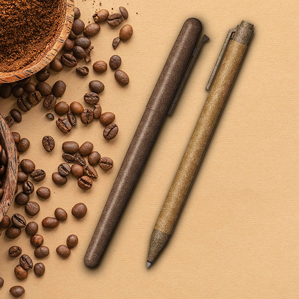 Pen Made from Coffee Grounds