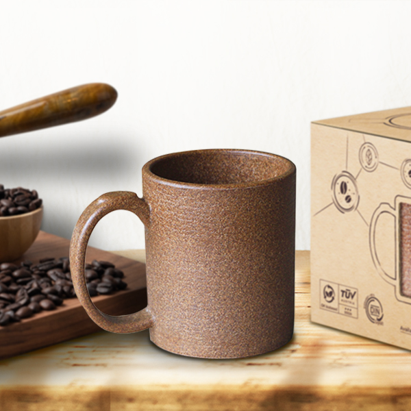 Coffee Mug Made from Coffee Grounds