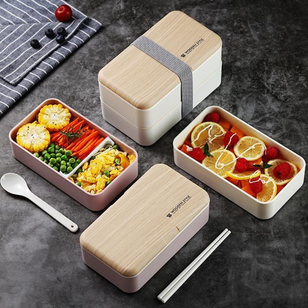 2-Tier Bento Lunch Box