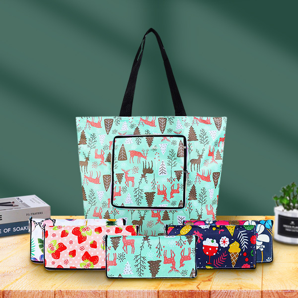 Foldable Full Colour Printing Reusable Shopping Bag