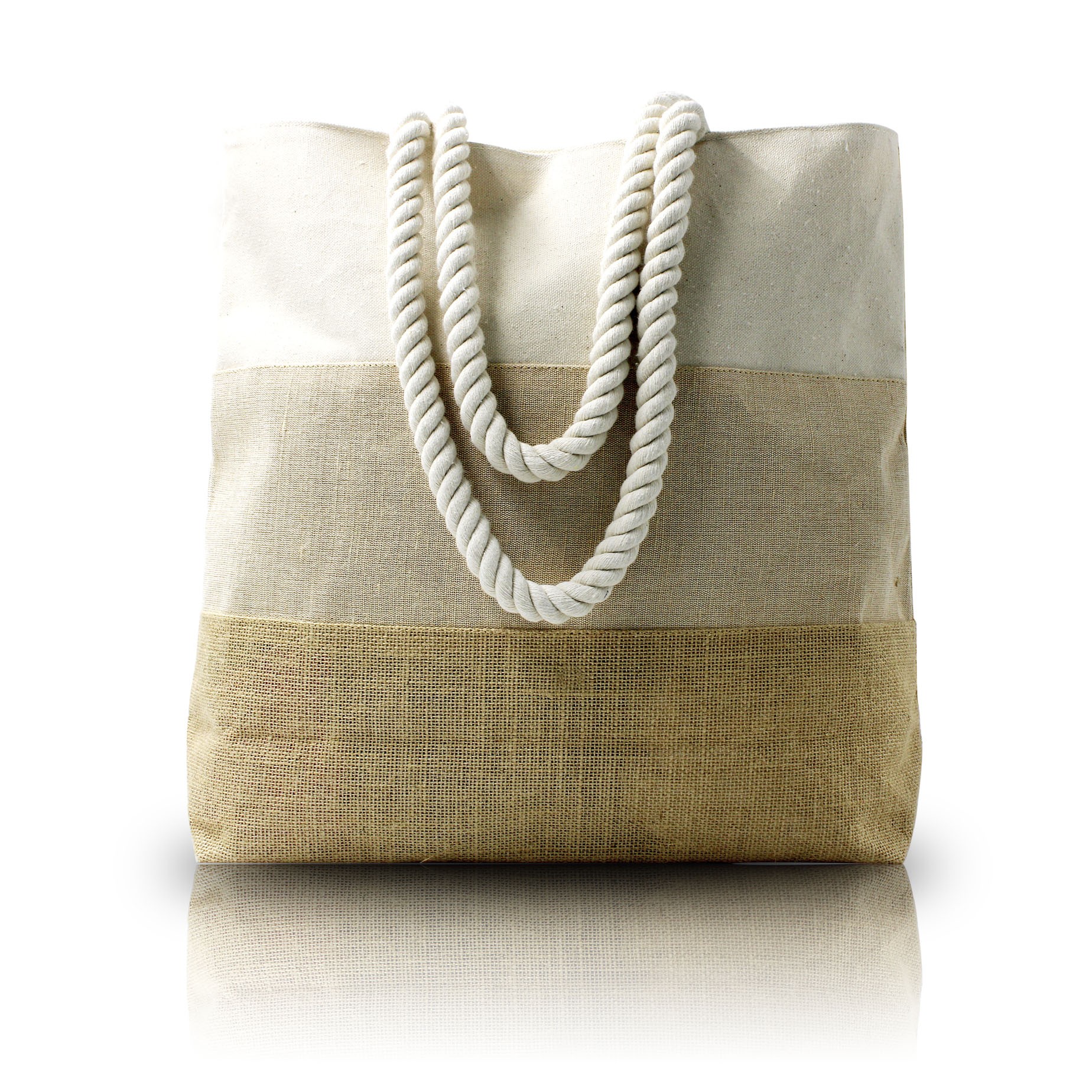 Jute Bag with Rope Handle